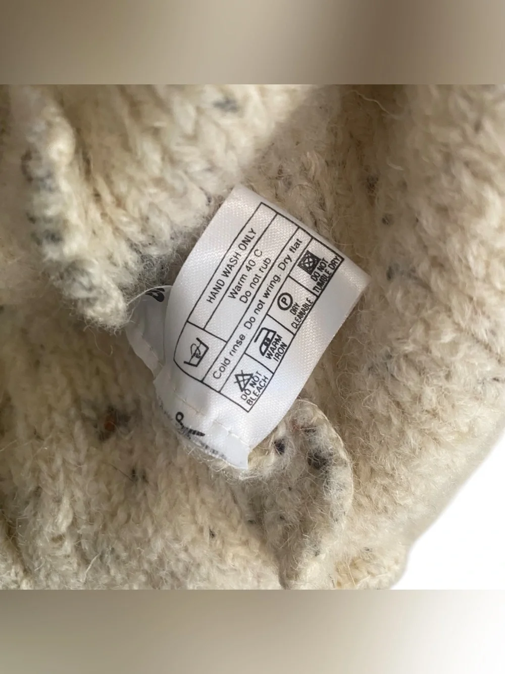 Blarney Castle Designs Made in Ireland Chunky 100% Wool Sheep Graphic Sweater S